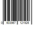 Barcode Image for UPC code 0603967121926