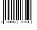 Barcode Image for UPC code 0604014003004