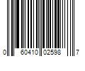 Barcode Image for UPC code 060410025987