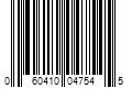 Barcode Image for UPC code 060410047545