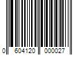 Barcode Image for UPC code 0604120000027