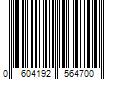 Barcode Image for UPC code 0604192564700