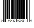 Barcode Image for UPC code 060430000056