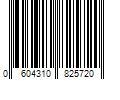 Barcode Image for UPC code 0604310825720