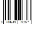 Barcode Image for UPC code 0604443993327