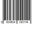 Barcode Image for UPC code 06045040401404