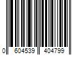 Barcode Image for UPC code 0604539404799