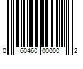 Barcode Image for UPC code 060460000002