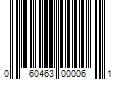 Barcode Image for UPC code 060463000061