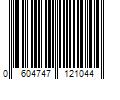 Barcode Image for UPC code 0604747121044