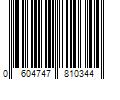 Barcode Image for UPC code 0604747810344