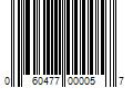 Barcode Image for UPC code 060477000057