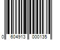 Barcode Image for UPC code 0604913000135