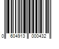 Barcode Image for UPC code 0604913000432