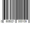 Barcode Image for UPC code 0605021000109