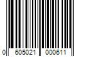 Barcode Image for UPC code 0605021000611