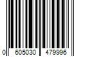 Barcode Image for UPC code 0605030479996