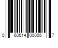 Barcode Image for UPC code 060514000057