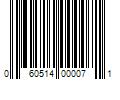 Barcode Image for UPC code 060514000071