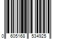 Barcode Image for UPC code 0605168534925