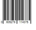 Barcode Image for UPC code 0605279114375