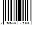 Barcode Image for UPC code 0605388275493