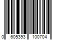 Barcode Image for UPC code 0605393100704