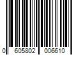 Barcode Image for UPC code 0605802006610