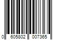 Barcode Image for UPC code 0605802007365