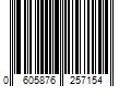 Barcode Image for UPC code 0605876257154