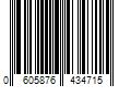 Barcode Image for UPC code 0605876434715