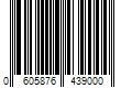 Barcode Image for UPC code 0605876439000