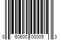 Barcode Image for UPC code 060600000053