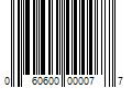 Barcode Image for UPC code 060600000077