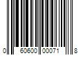 Barcode Image for UPC code 060600000718