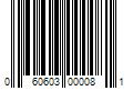 Barcode Image for UPC code 060603000081