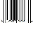 Barcode Image for UPC code 060627000074