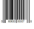 Barcode Image for UPC code 060630000078