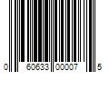 Barcode Image for UPC code 060633000075