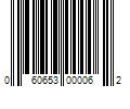 Barcode Image for UPC code 060653000062