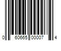 Barcode Image for UPC code 060665000074