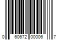 Barcode Image for UPC code 060672000067