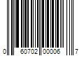 Barcode Image for UPC code 060702000067