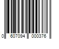 Barcode Image for UPC code 0607094000376