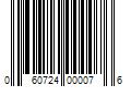 Barcode Image for UPC code 060724000076