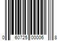 Barcode Image for UPC code 060725000068