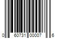 Barcode Image for UPC code 060731000076