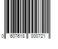 Barcode Image for UPC code 0607618000721