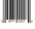 Barcode Image for UPC code 060771000074