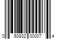 Barcode Image for UPC code 060832000074